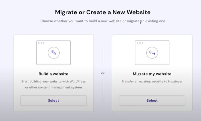 Migrate or create a new website