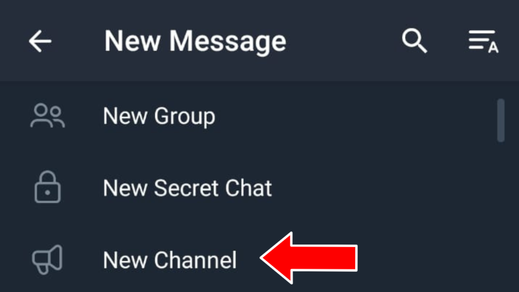 Create telegram channel